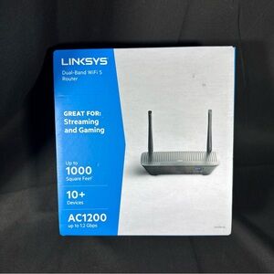 Linksys ac1200 gbps Wireless Router Fast WiFi Streaming gaming
